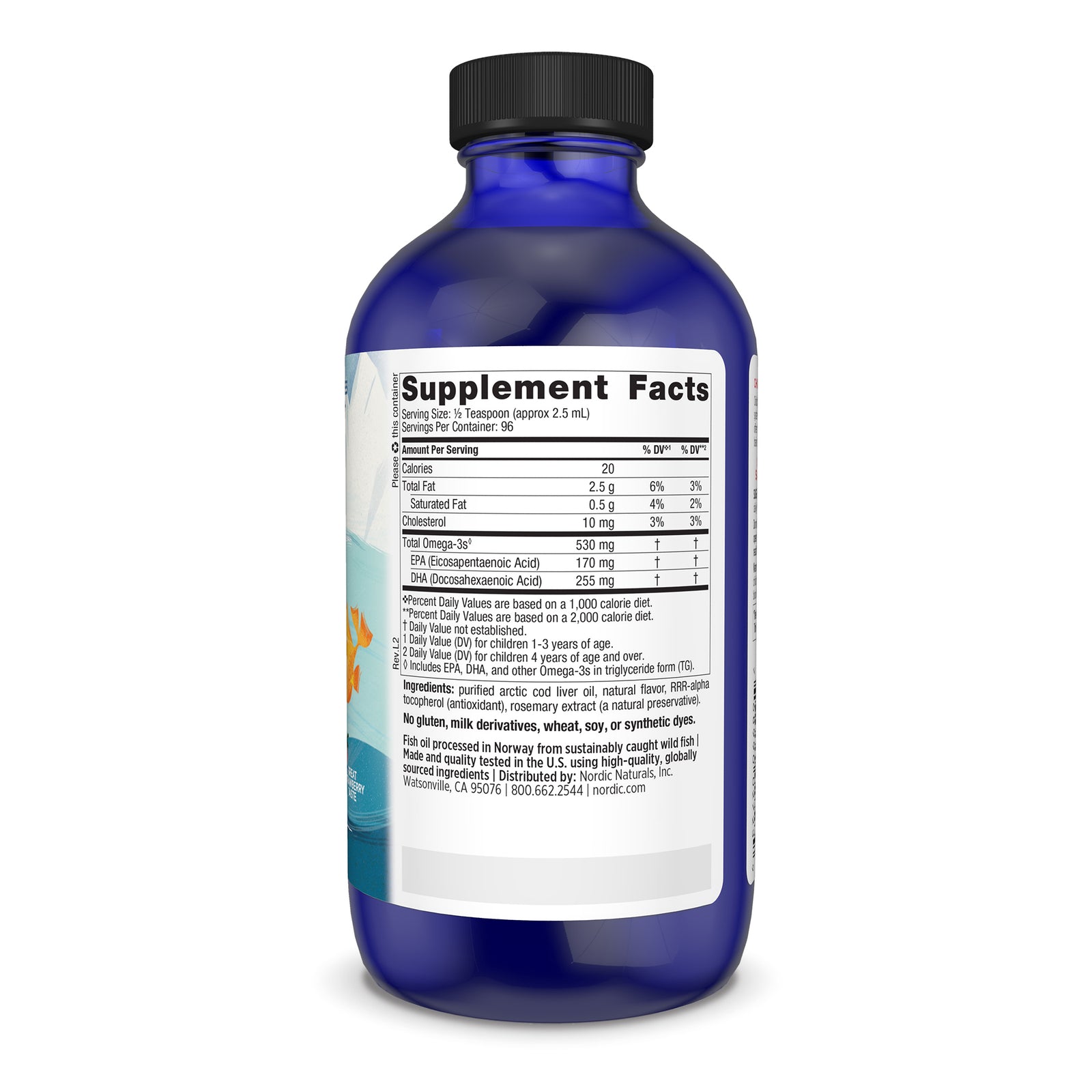 Children's DHA Liquid Fish Oil, Strawberry (Nordic Naturals)