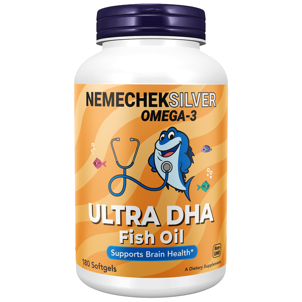 Nemechek Silver ULTRA DHA Fish Oil, Capsules