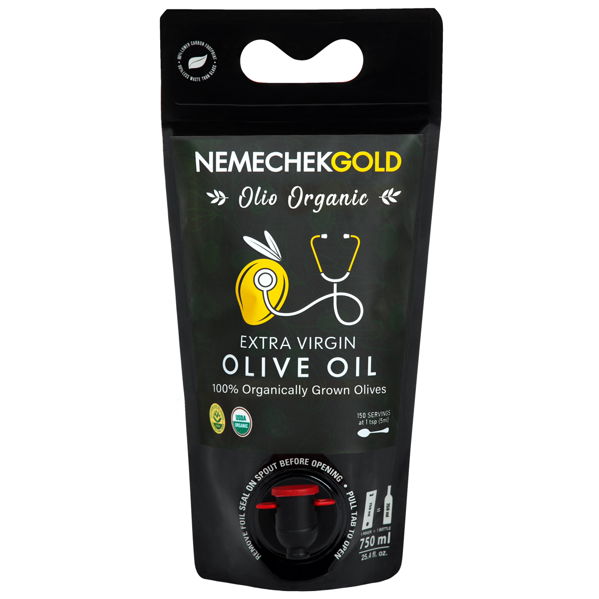 Olio Organic Extra Virgin Olive Oil, 750 ml