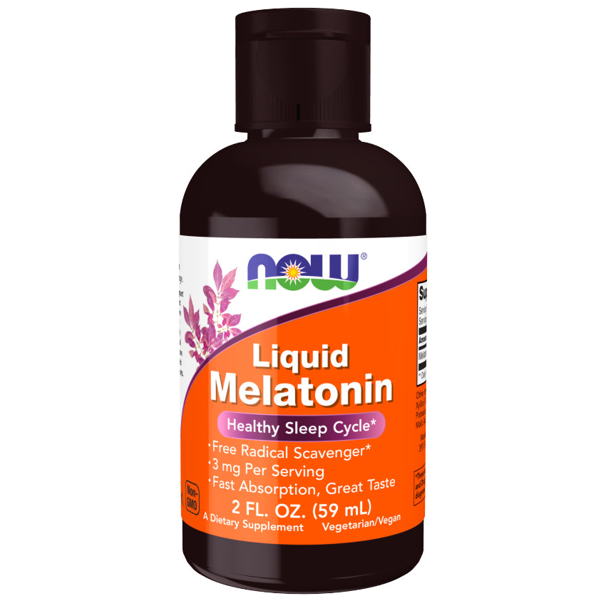 Melatonina, líquida 2 onzas líquidas (NOW Foods)